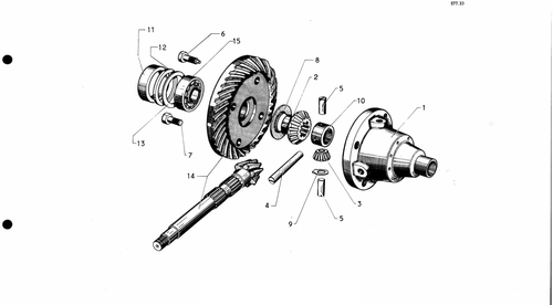 Differential, page 153 — 577 Parts Catalogue — Volume I