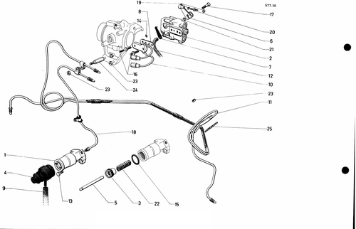 Clutch control EFI, page 165 — 577 Parts Catalogue — Volume I