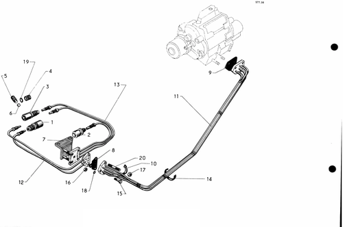 Gear control piping, page 172 — 577 Parts Catalogue — Volume I