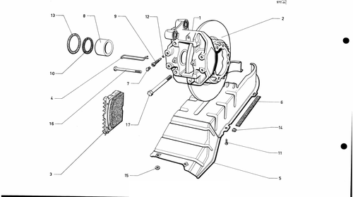 Brakes, page 191 — 577 Parts Catalogue — Volume I