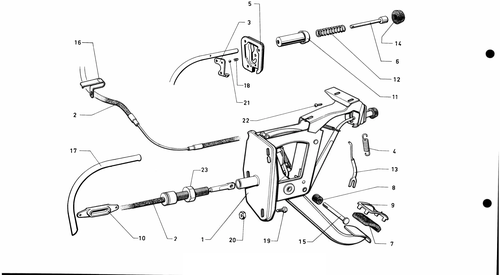 Parking brake bvh, page 204 — 577 Parts Catalogue — Volume I
