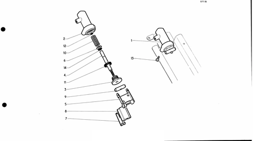 Brake distr. unit, page 219 — 577 Parts Catalogue — Volume I