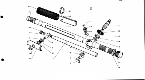 Steering rack dna, page 239 — 577 Parts Catalogue — Volume I