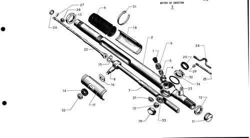 Steer'g rack - da, page 242 — 577 Parts Catalogue — Volume I