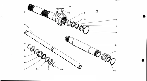 Power steer'g control, page 249 — 577 Parts Catalogue — Volume I