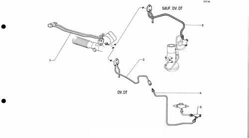 Power steer'g piping, page 283 — 577 Parts Catalogue — Volume I