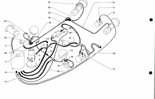 Return pipes DV, DT, page 293 — 577 Parts Catalogue — Volume I