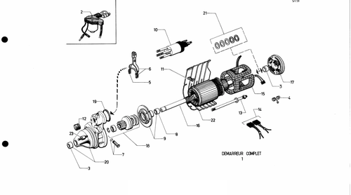 Starter, page 326 — 577 Parts Catalogue — Volume I