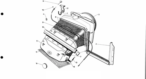 Cooling air duct, page 383 — 577 Parts Catalogue — Volume I