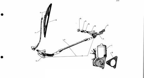 Screen wipers, page 430 — 577 Parts Catalogue — Volume I