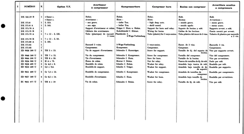Air Horn, page 482 — 577 Parts Catalogue — Volume I