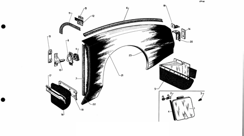 Rear wings (Bk), page 512 — 577 Parts Catalogue — Volume I