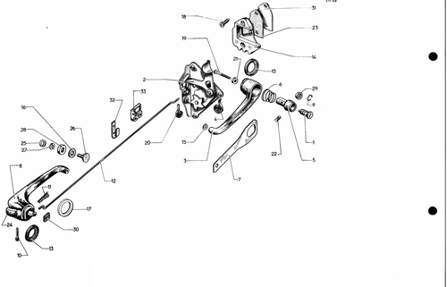 Locks, handles, page 546 — 577 Parts Catalogue — Volume I
