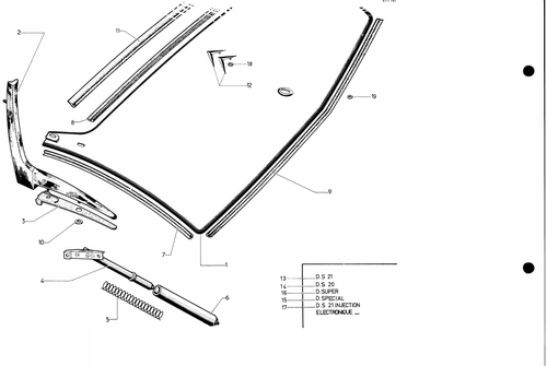 Boot door - Bl, page 555 — 577 Parts Catalogue — Volume I