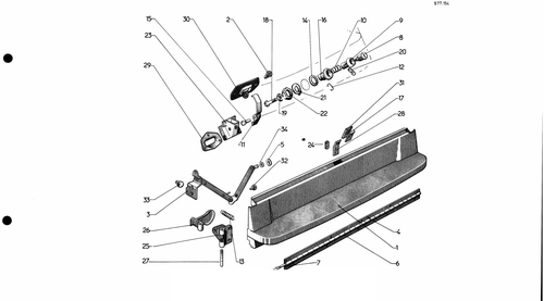 Lower r. door - Bk, page 566 — 577 Parts Catalogue — Volume I