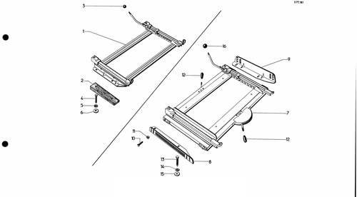 Fr. seat supports, page 601 — 577 Parts Catalogue — Volume I