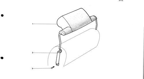Headrests, page 611 — 577 Parts Catalogue — Volume I