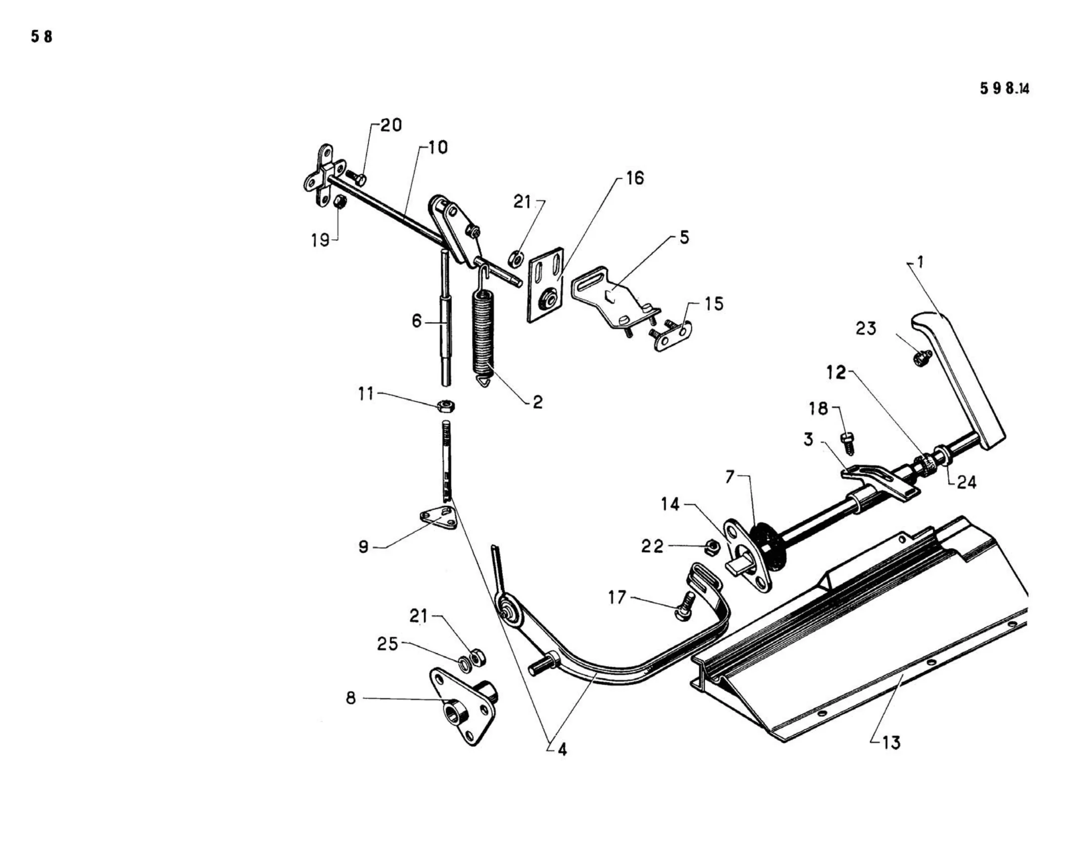 Right hand drive, page 87 of 344 — 598 Parts Catalogue — Volume I
