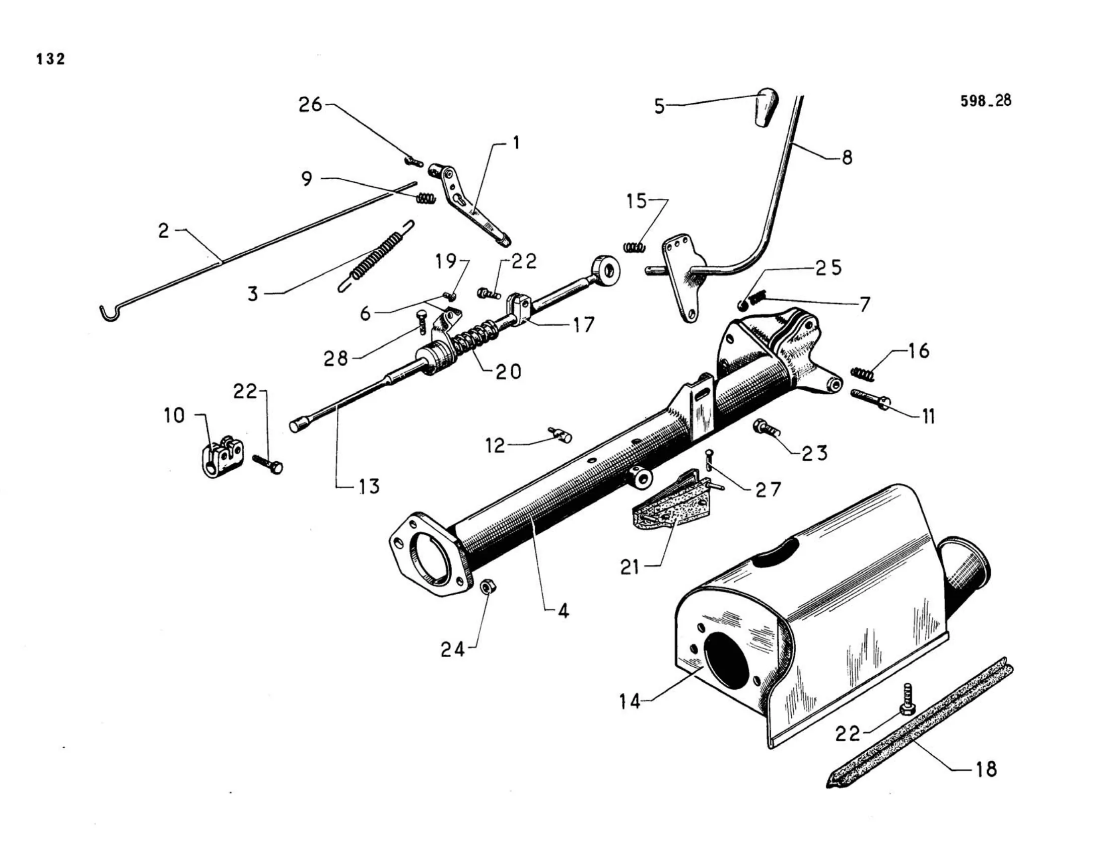 Shift piping, page 139 of 344 — 598 Parts Catalogue — Volume I