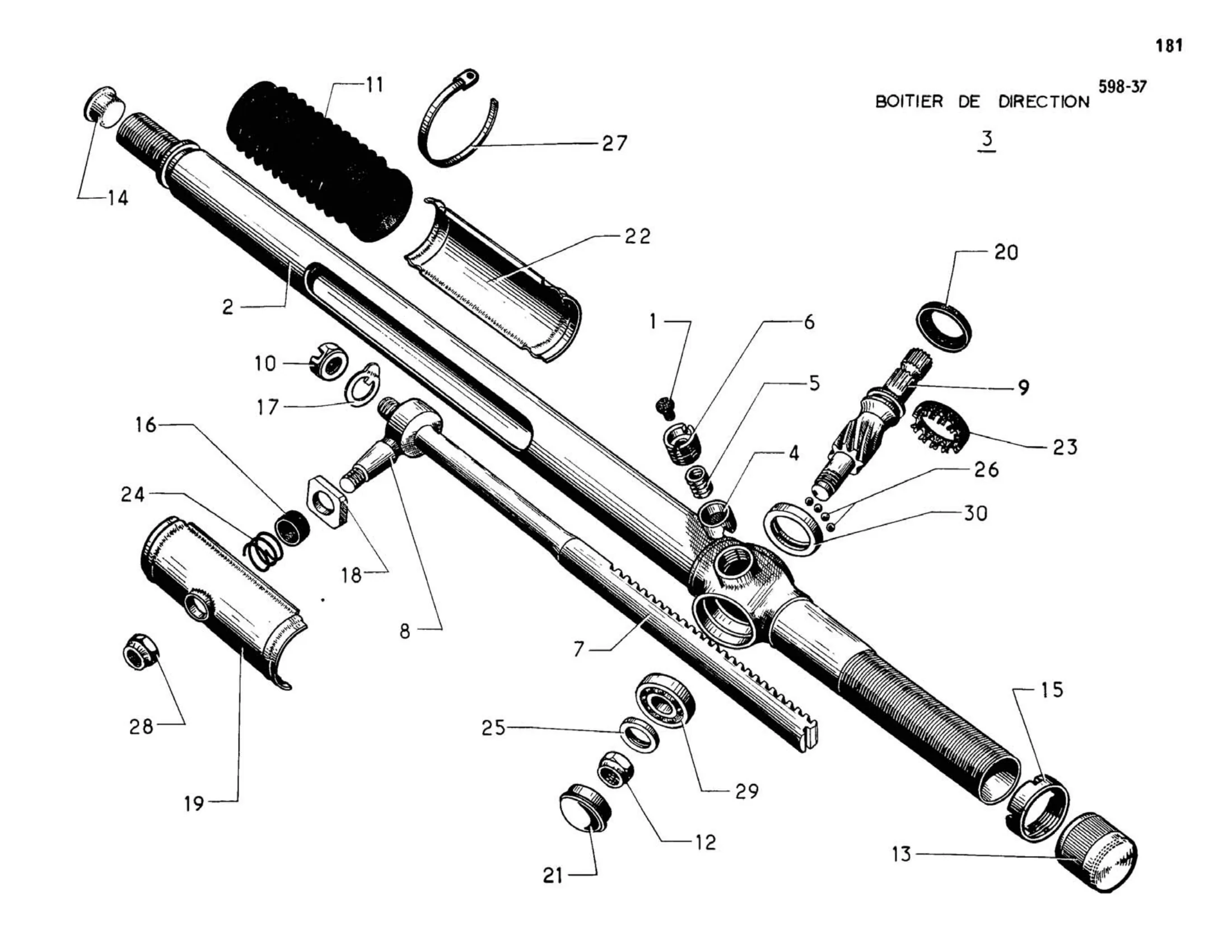 BVH, page 173 of 344 — 598 Parts Catalogue — Volume I