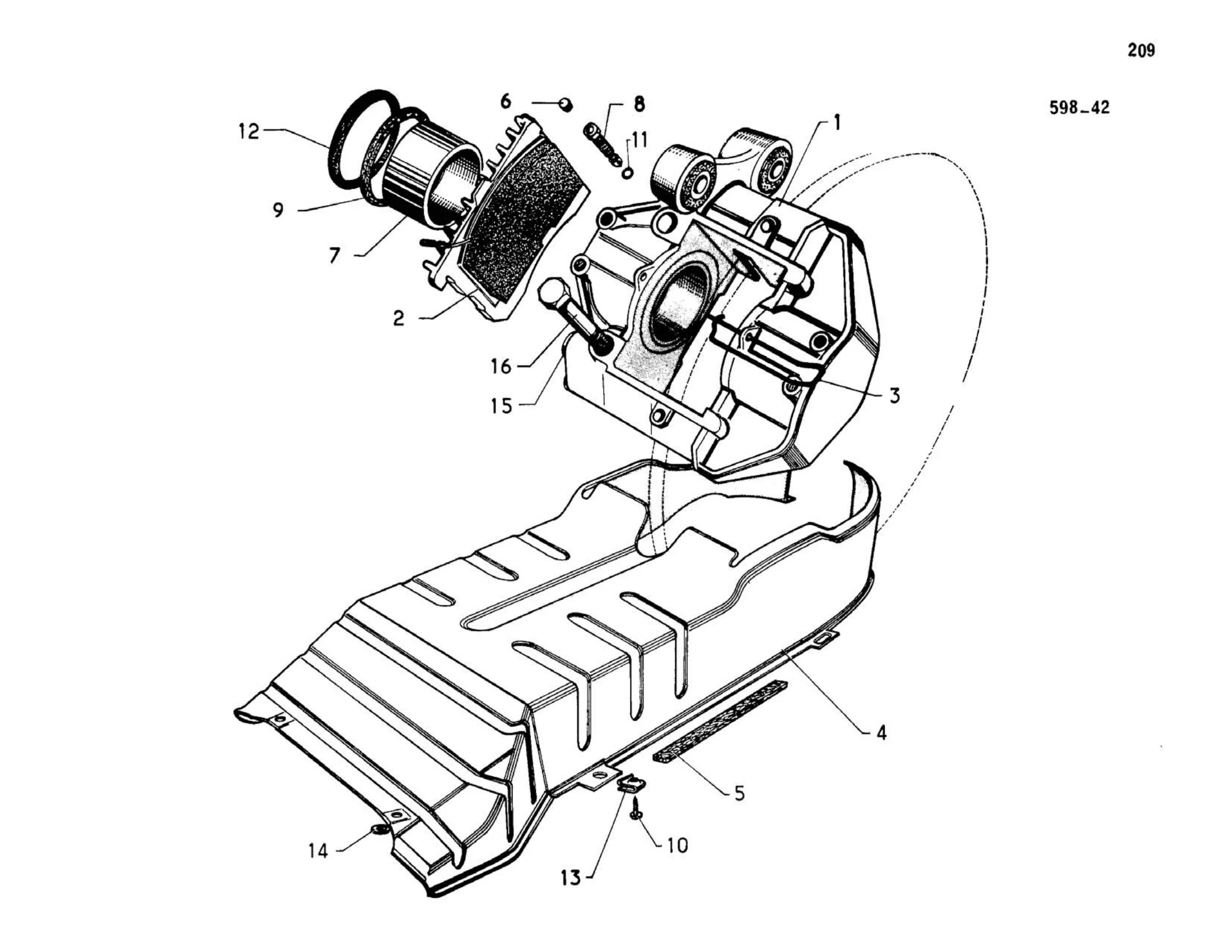 Anti-theft device, page 192 of 344 — 598 Parts Catalogue — Volume I
