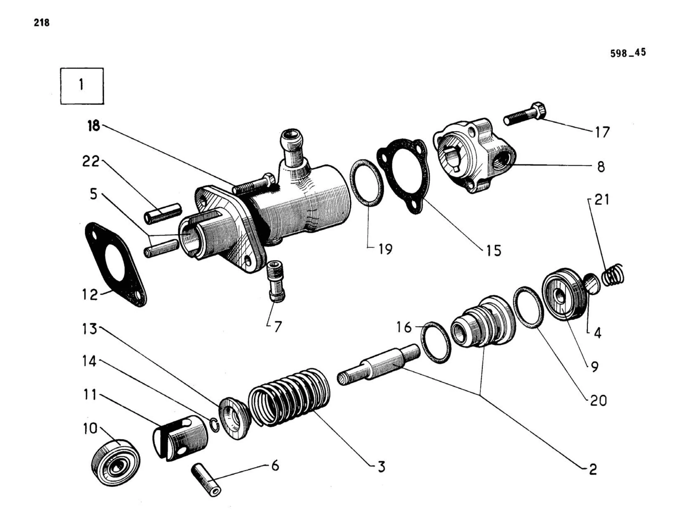 Rear brakes, page 200 of 344 — 598 Parts Catalogue — Volume I