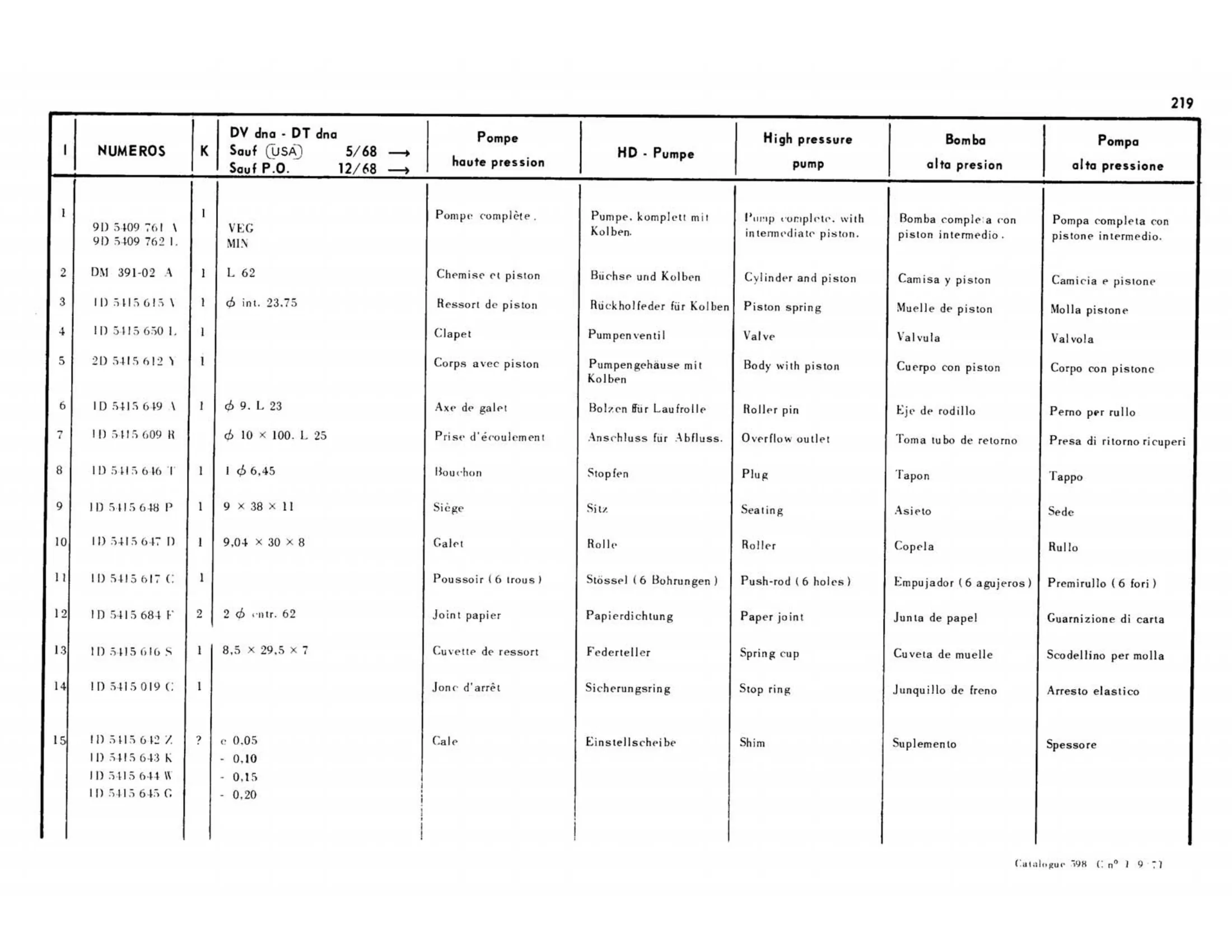 Rear brakes, page 201 of 344 — 598 Parts Catalogue — Volume I