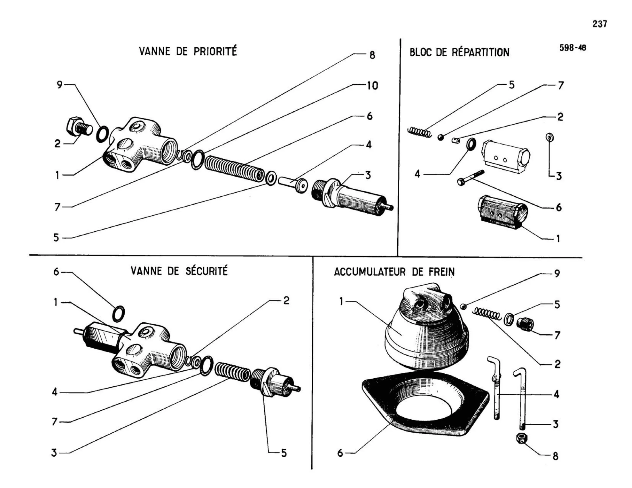 LHM 6/69>, page 212 of 344 — 598 Parts Catalogue — Volume I