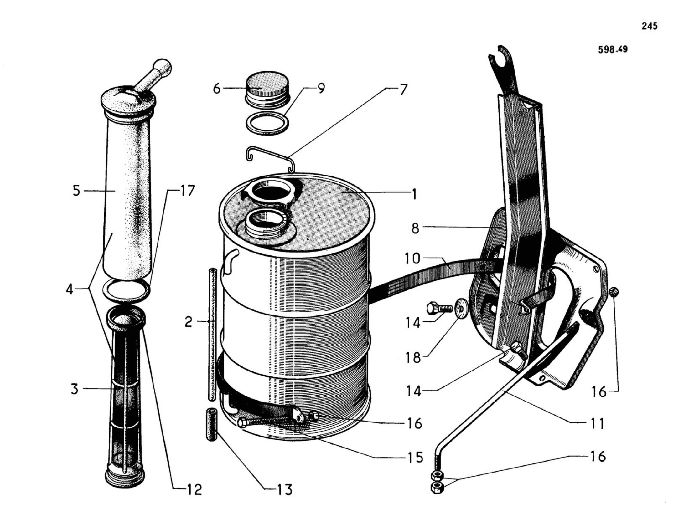 Security valve, page 217 of 344 — 598 Parts Catalogue — Volume I