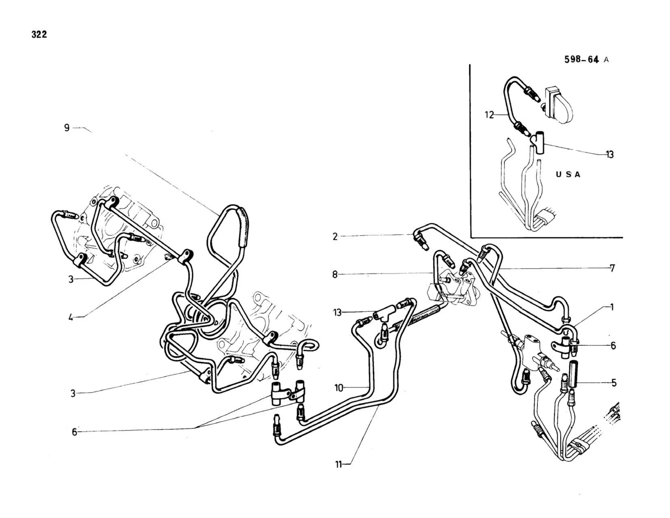 Front, 2/69> exc DV,DT, page 272 of 344 — 598 Parts Catalogue — Volume I