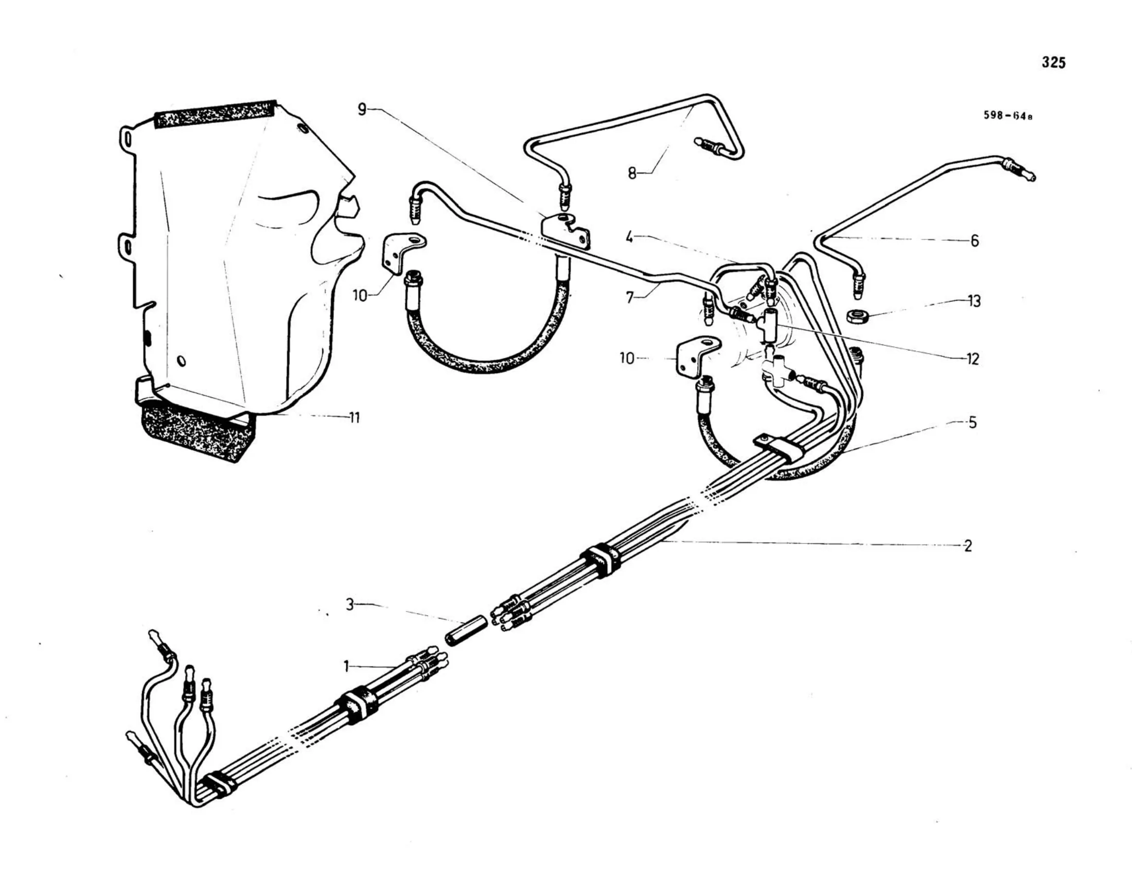 DV,DT >2/69, page 274 of 344 — 598 Parts Catalogue — Volume I