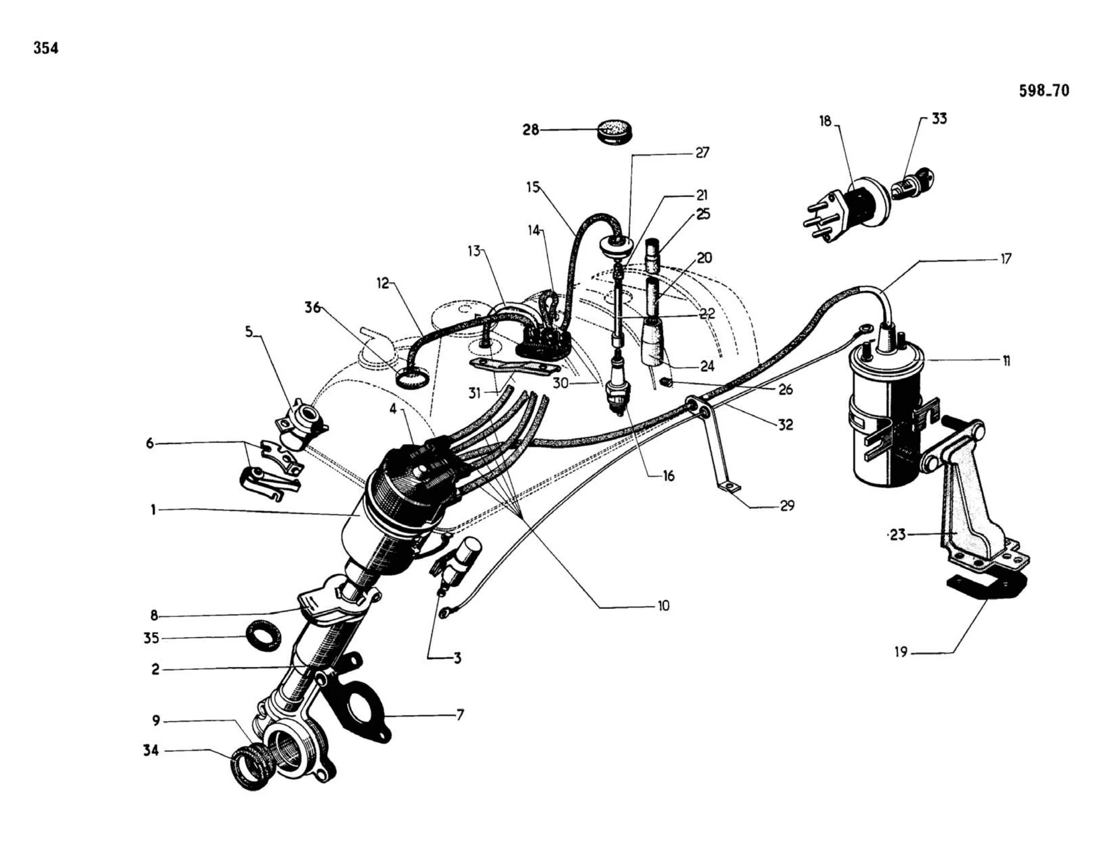 Right drive, page 295 of 344 — 598 Parts Catalogue — Volume I