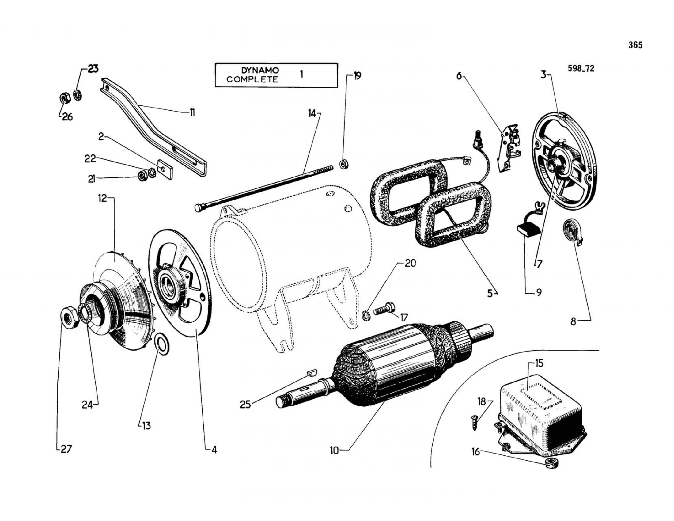 DX,DJ,DY,DL,DV,DT 9/68>, page 302 of 344 — 598 Parts Catalogue — Volume I