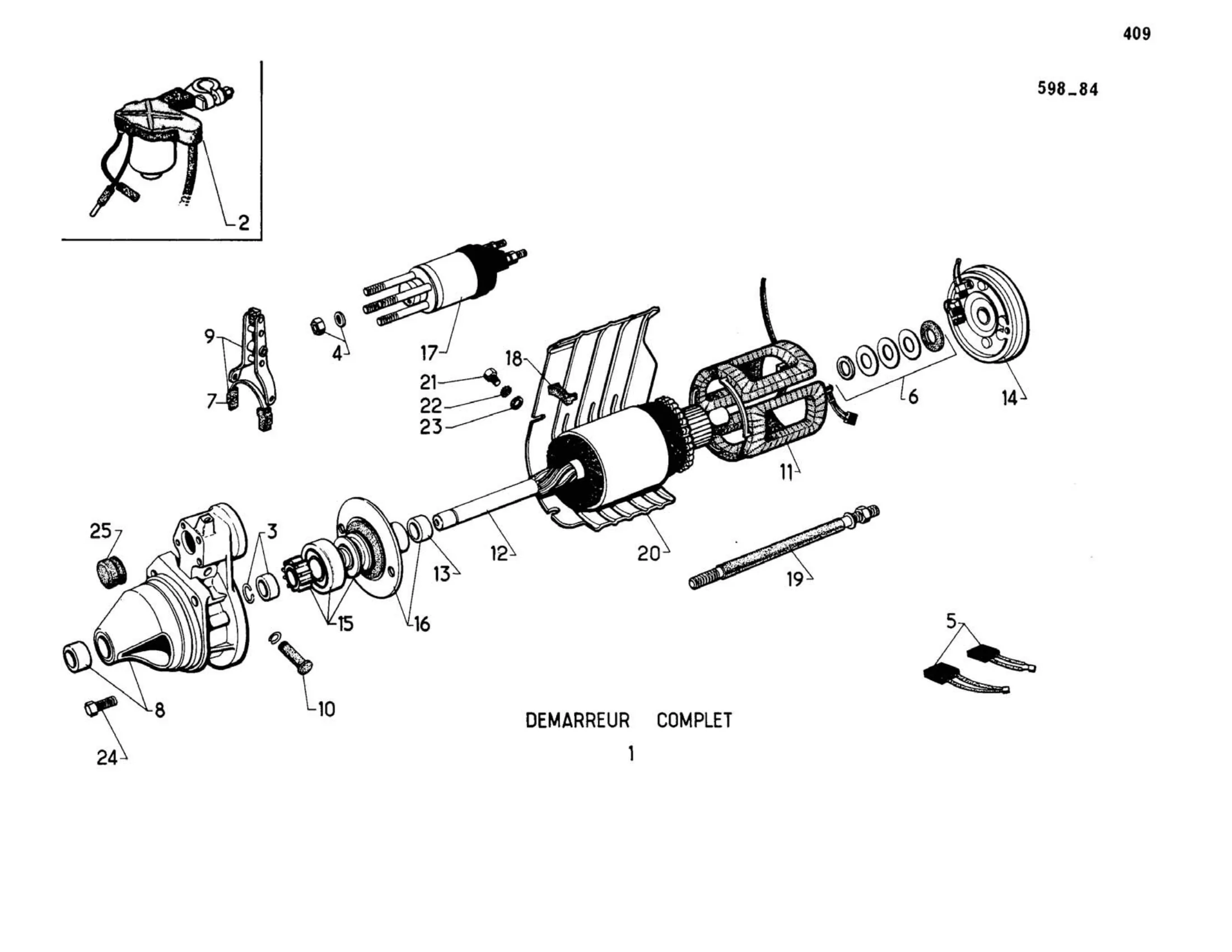 Paris-Rhone / DX,DJ >12/67, page 336 of 344 — 598 Parts Catalogue — Volume I