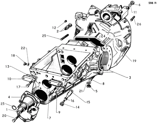 Transmission, page 99 — 598 Parts Catalogue — Volume I