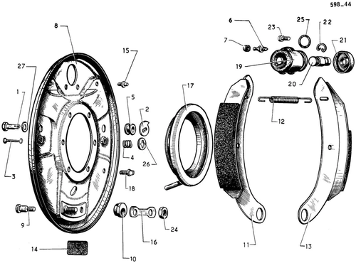 Mechanical, page 197 — 598 Parts Catalogue — Volume I