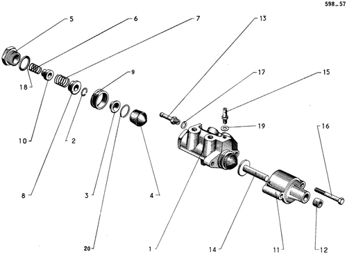 Pedal controls, page 243 — 598 Parts Catalogue — Volume I