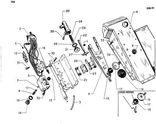 Brake control, page 248 — 598 Parts Catalogue — Volume I