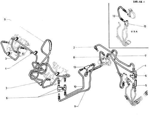 Front, 2/69> exc DV,DT, page 272 — 598 Parts Catalogue — Volume I