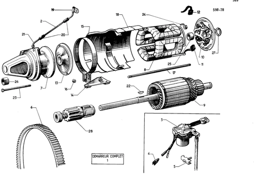 Alternator, page 320 — 598 Parts Catalogue — Volume I