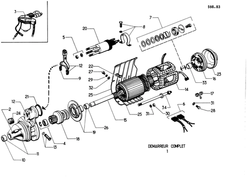 DX,DJ 12/67>, page 339 — 598 Parts Catalogue — Volume I