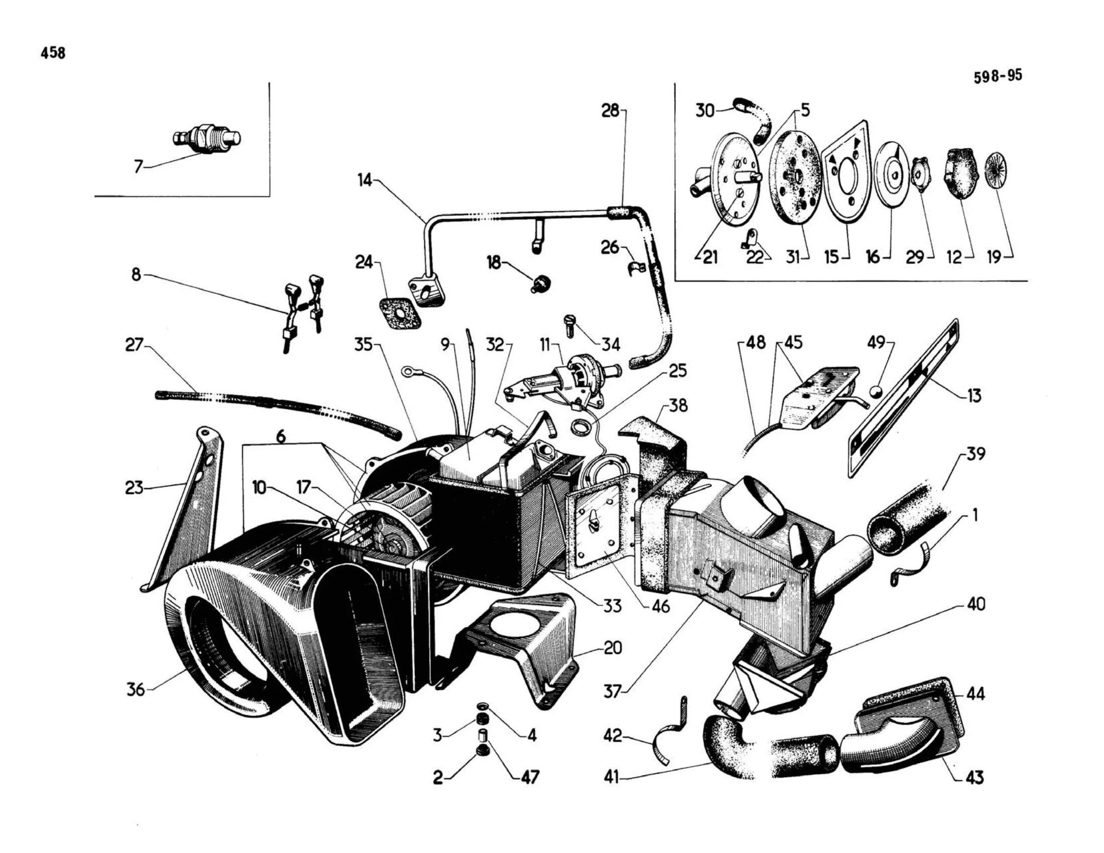 0° , page 86 of 503 — 598 Parts Catalogue — Volume II
