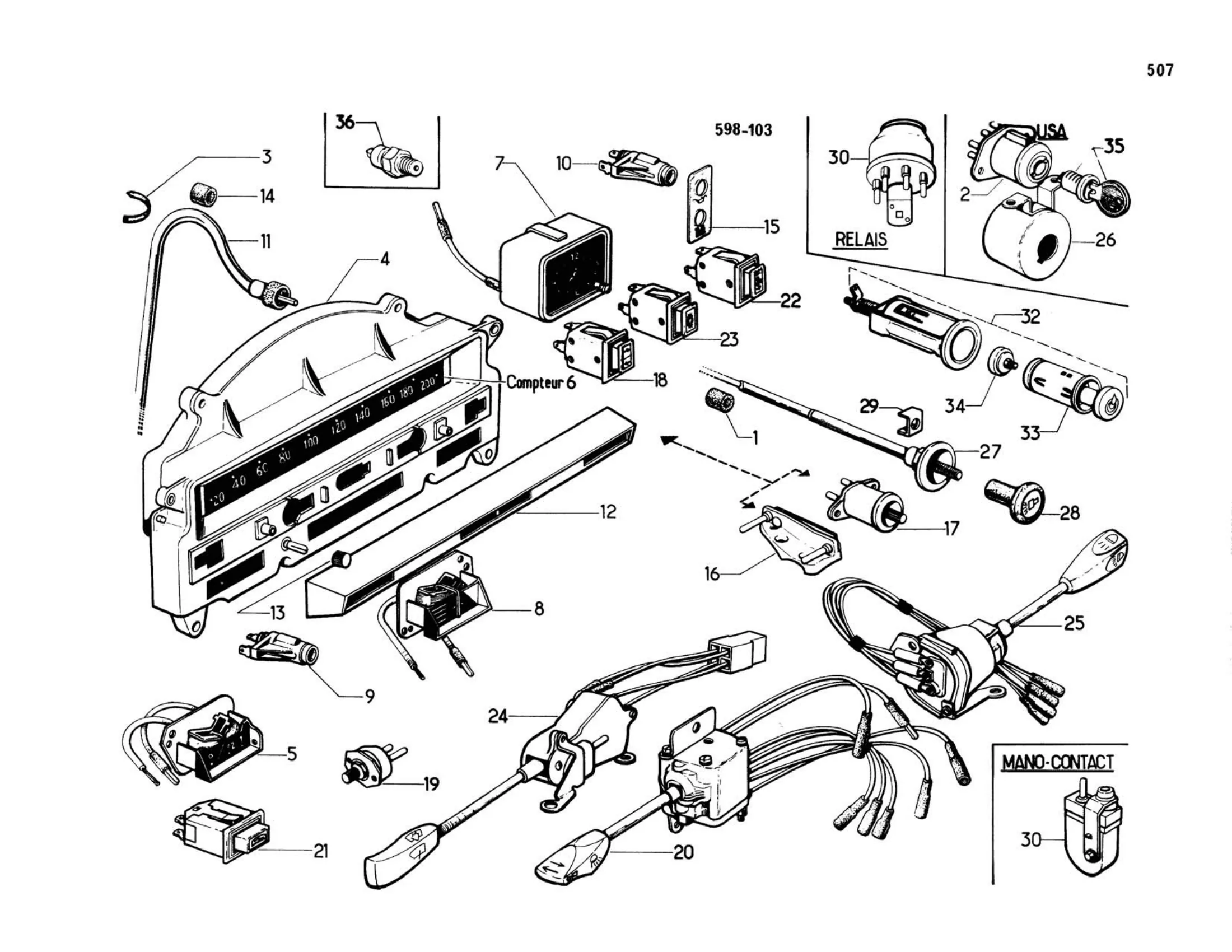 9/68>, page 120 of 503 — 598 Parts Catalogue — Volume II