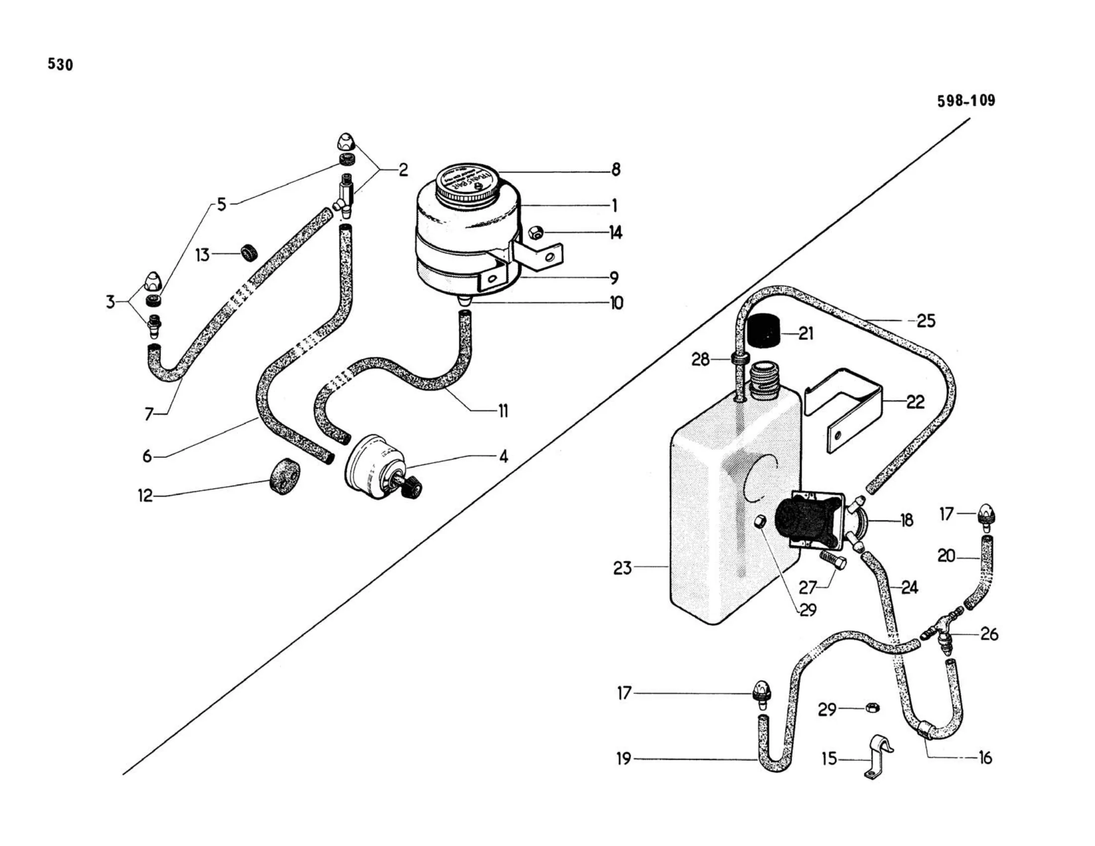 Widshield washers, page 138 of 503 — 598 Parts Catalogue — Volume II