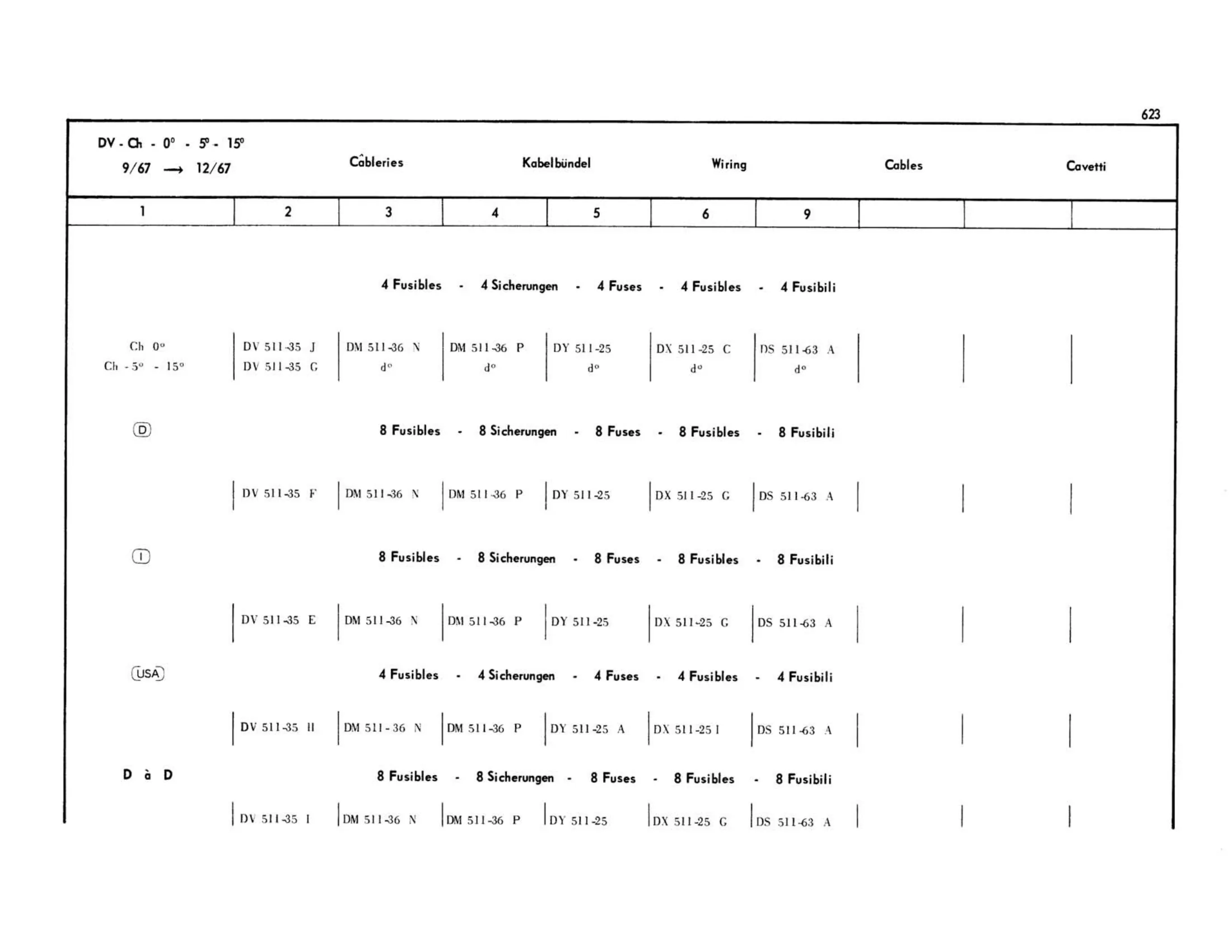 DV-DT, page 212 of 503 — 598 Parts Catalogue — Volume II