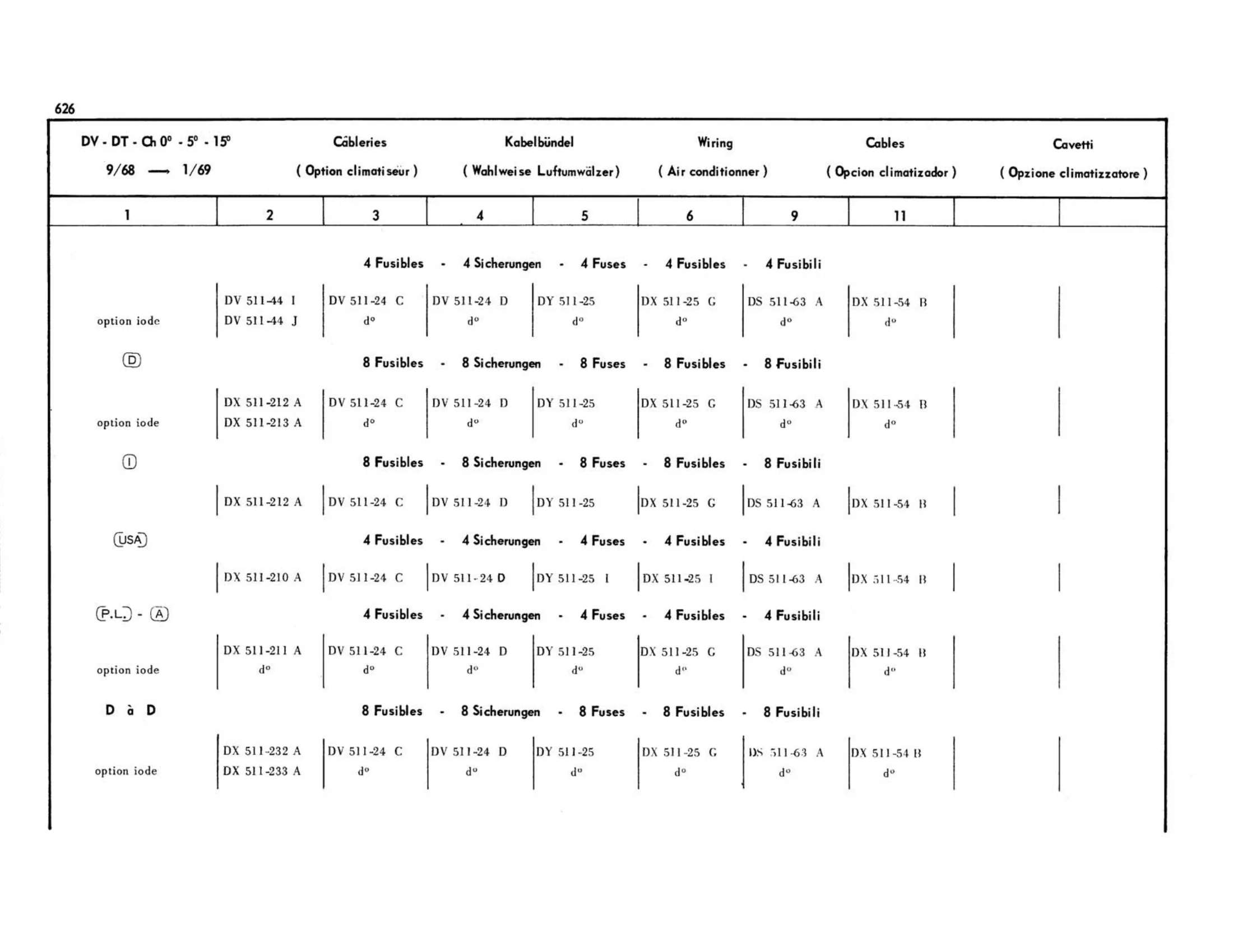 DV-DT, page 215 of 503 — 598 Parts Catalogue — Volume II