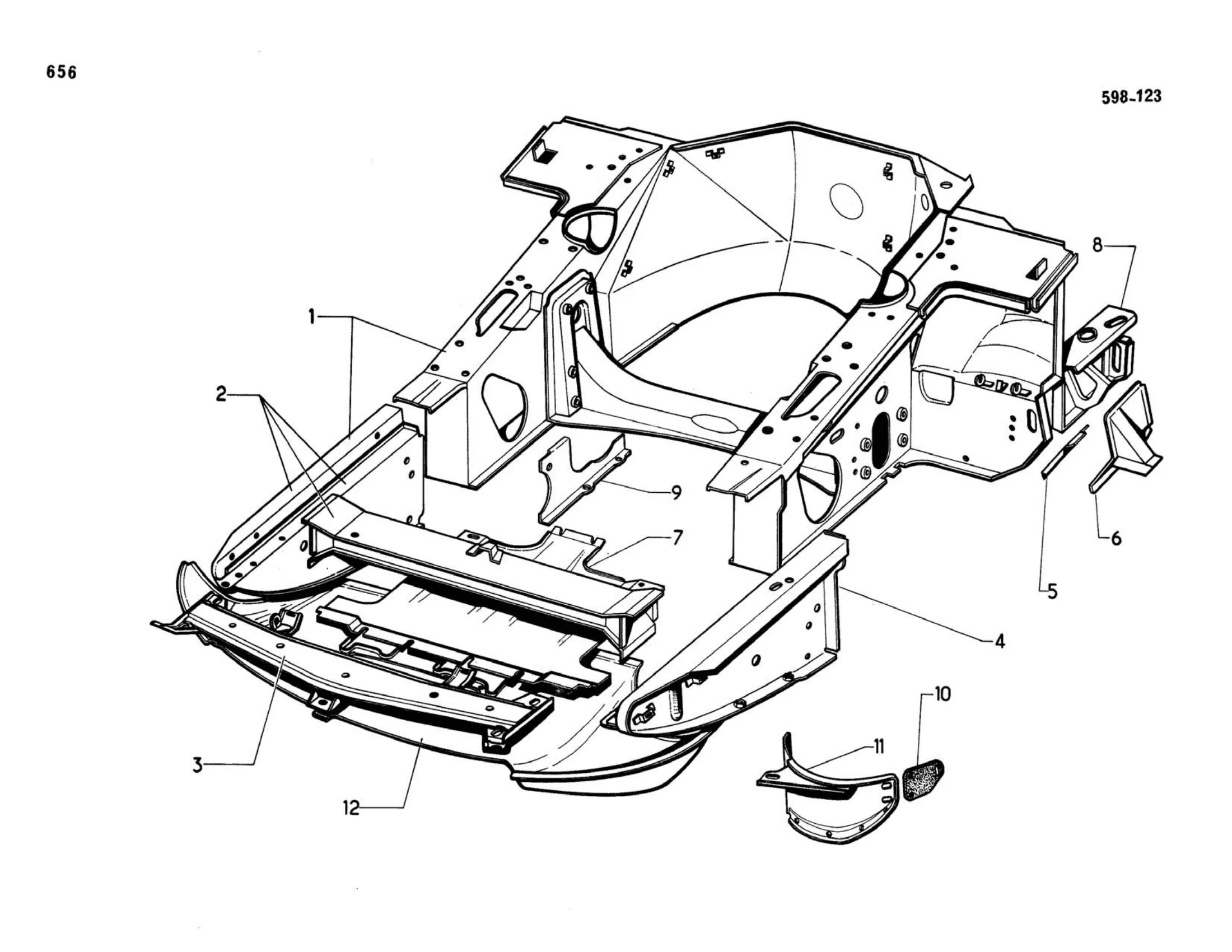 9/67>, page 243 of 503 — 598 Parts Catalogue — Volume II