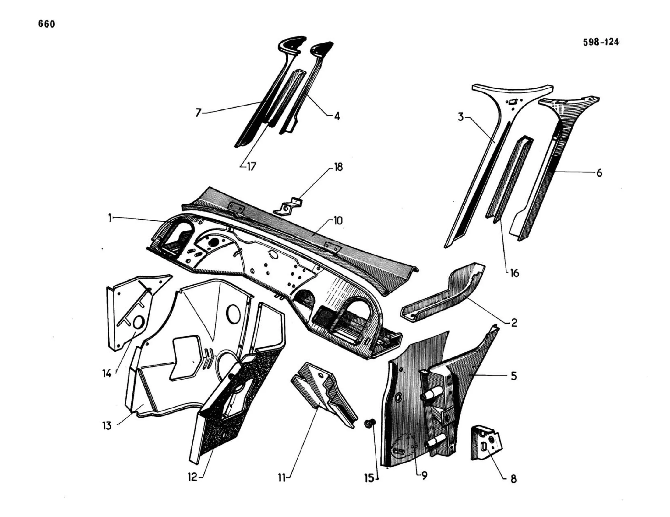 Cowling, page 246 of 503 — 598 Parts Catalogue — Volume II