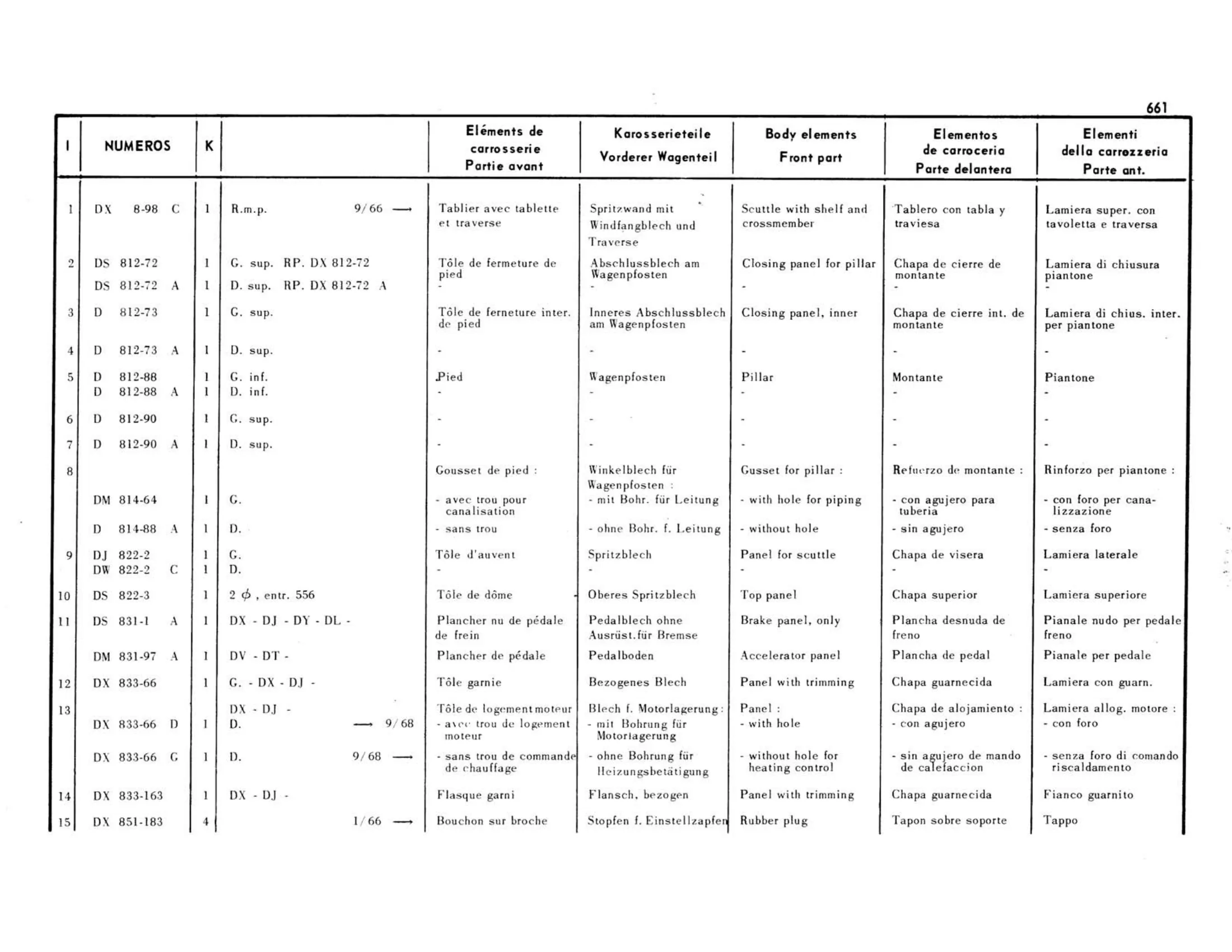 Cowling, page 247 of 503 — 598 Parts Catalogue — Volume II