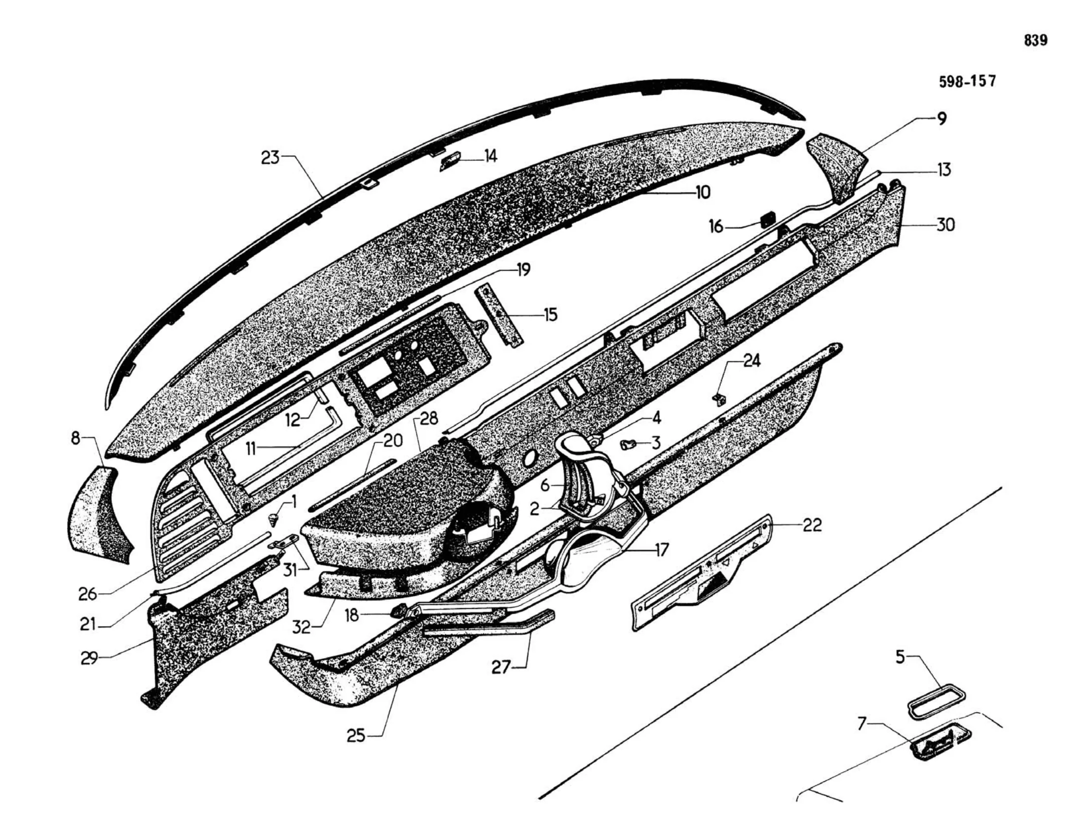 DV-DT-Break 9/68>, page 370 of 503 — 598 Parts Catalogue — Volume II